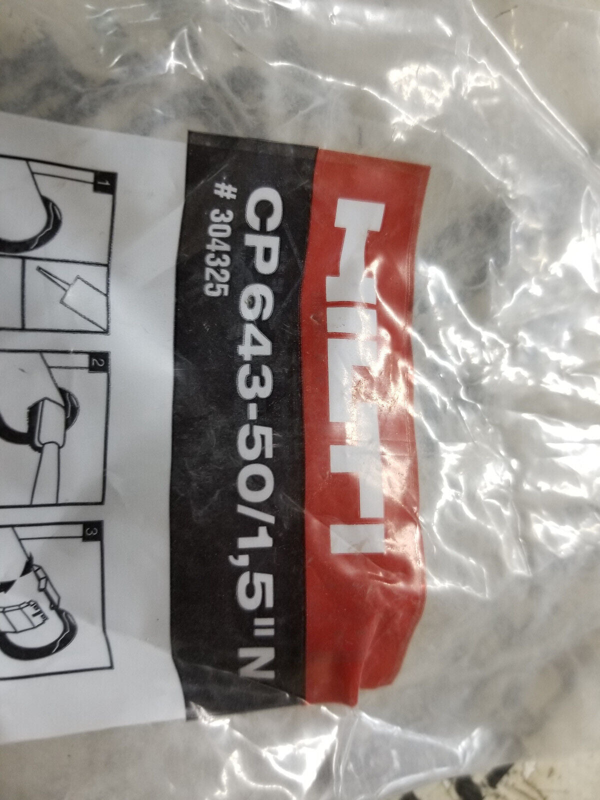 HILTI CP643-50/1.5" FIRESTOP COLLAR CP 643-50/1.5IN