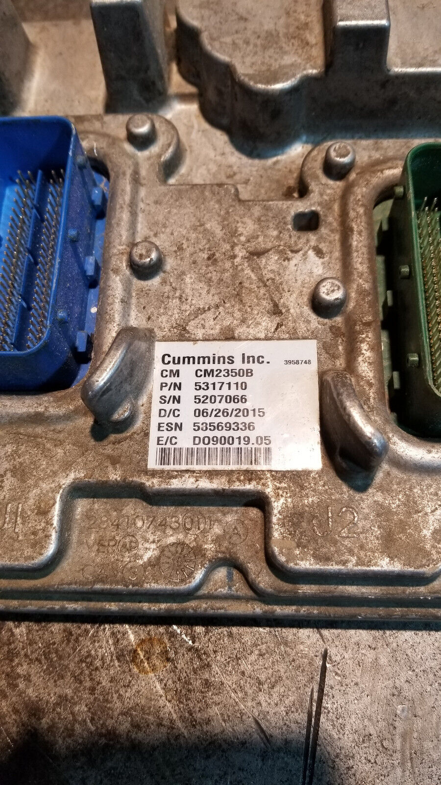 2013-2015 DODGE RAM 2500 3500 6.7L CUMMINS DIESEL ECU 5317110