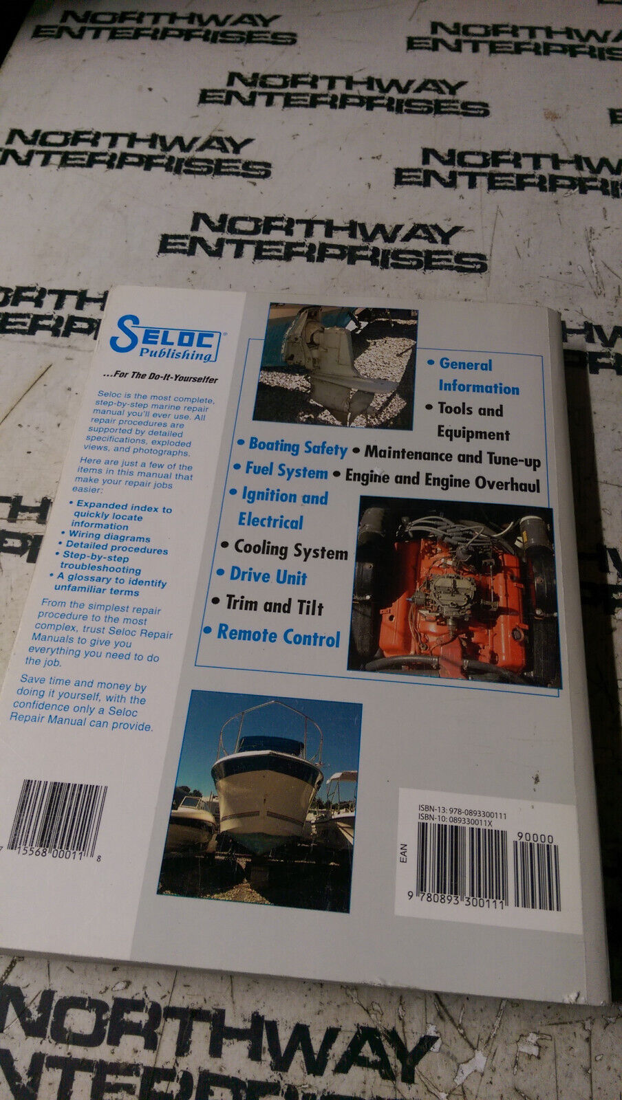 Seloc 3600 Volvo Penta 1968 thru 1991 engine sterndrive manual single Duo Prop