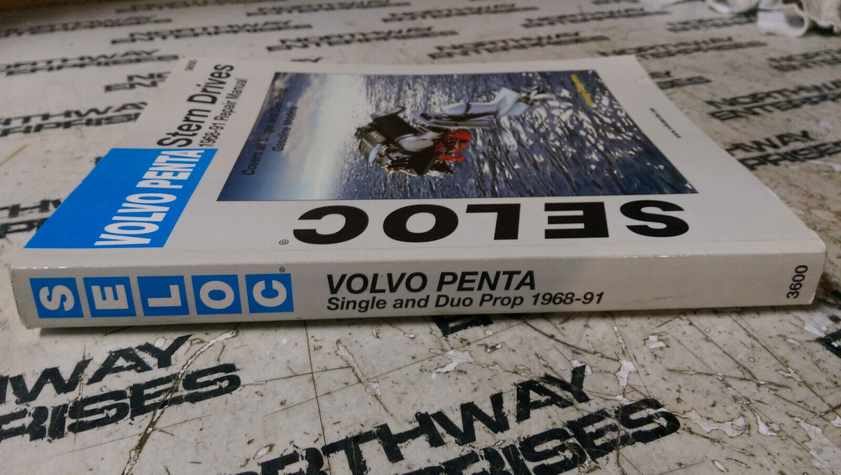 Seloc 3600 Volvo Penta 1968 thru 1991 engine sterndrive manual single Duo Prop