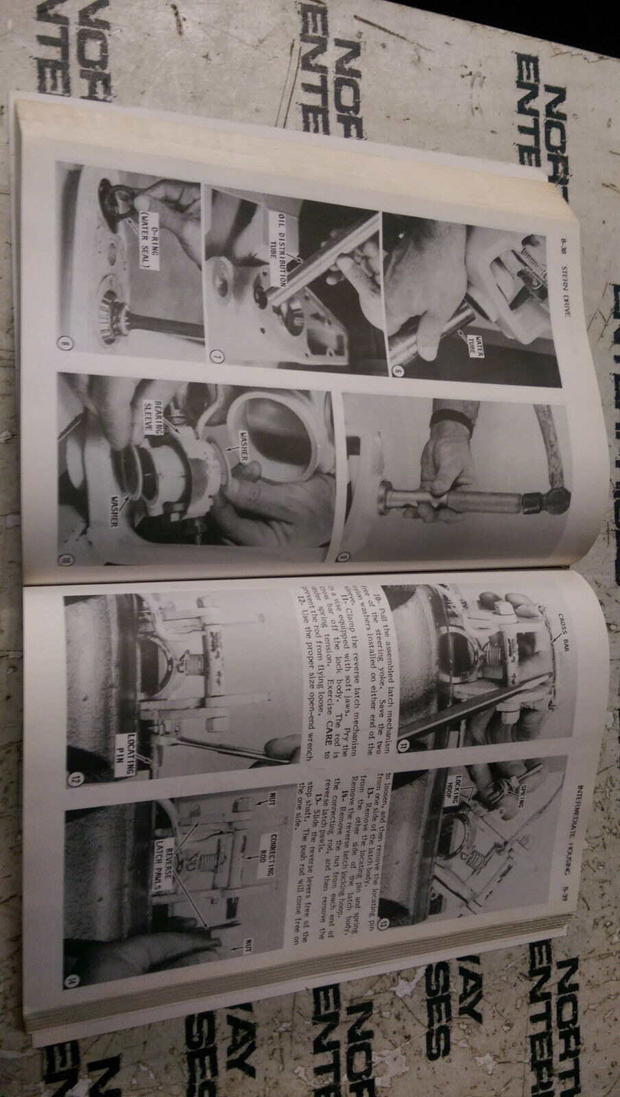 Seloc 3600 Volvo Penta 1968 thru 1991 engine sterndrive manual single Duo Prop