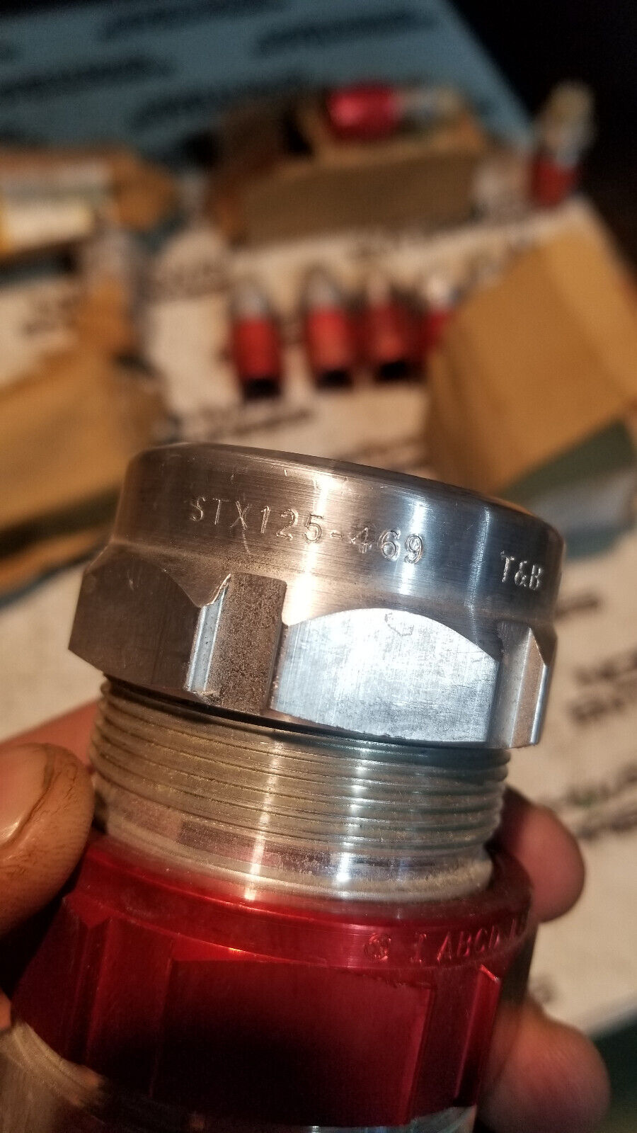 THOMAS & BETTS ABB STX125-469 / STX125469 (NEW IN BOX) AL XP FITTING- TECK CABLE