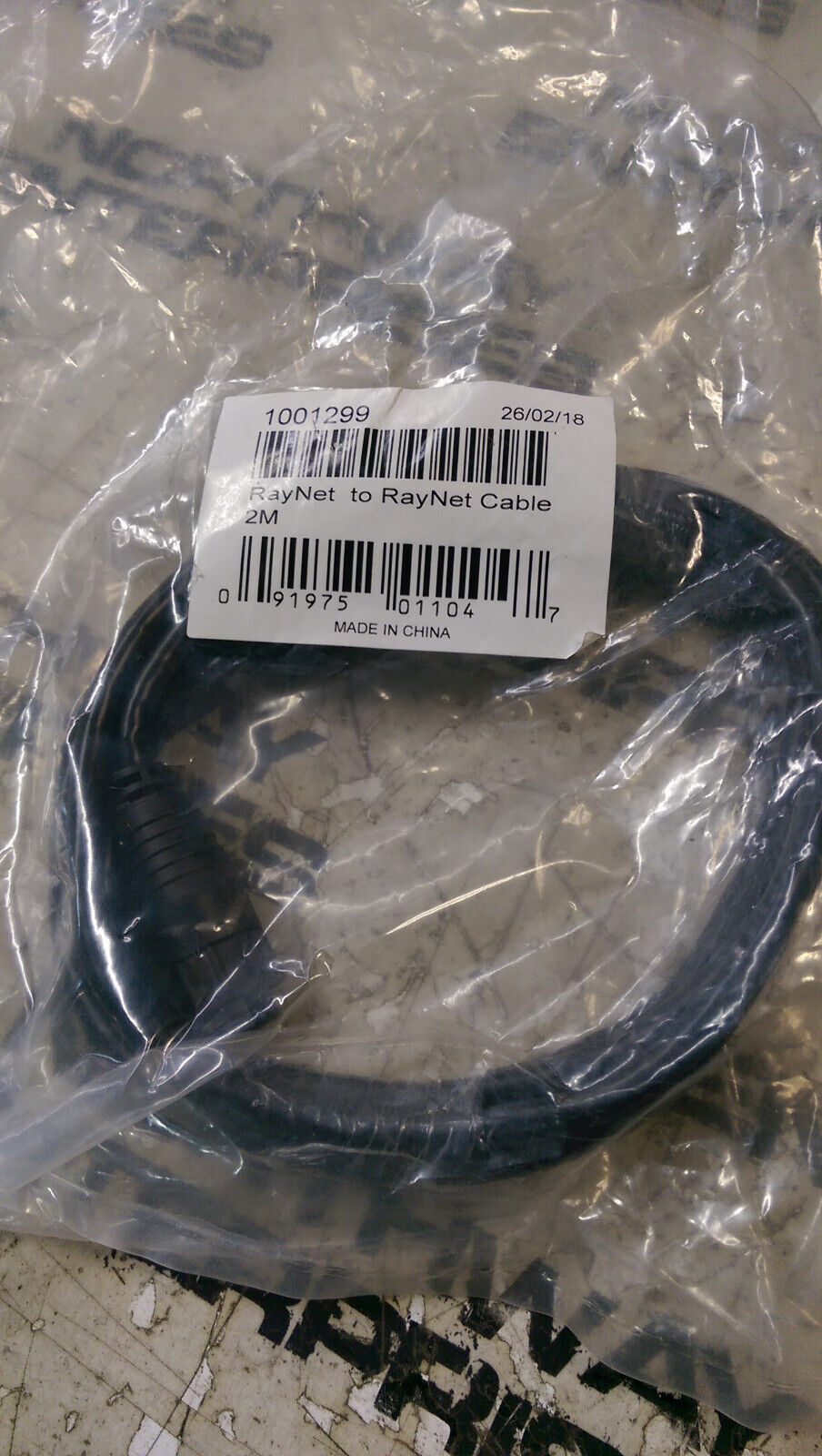 1001299 NEW Raymarine Raynet to Raynet Network Cable 2M