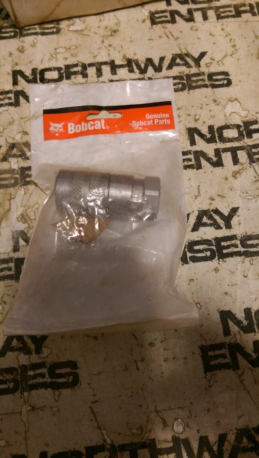 Bobcat Hydraulic Coupling Coupling 1/4" Coupler Female Flat Eliminated 7246786