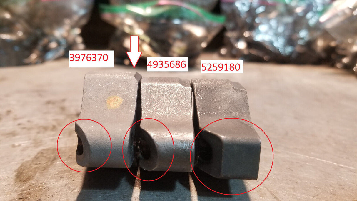 Cummins 6.7L 6.7 Diesel Injector Hold Down Set of 6 68146212AA 4935686 w/ bolts