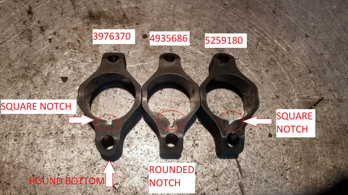 Cummins 6.7L 6.7 Diesel Injector Hold Down Set of 6 68146212AA 4935686 w/ bolts
