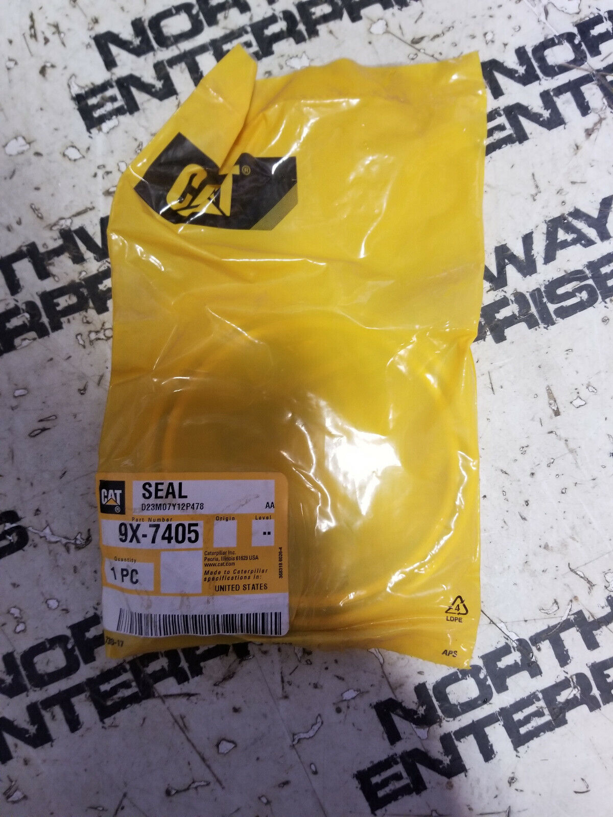 9X-7405 CATERPILLAR SEAL