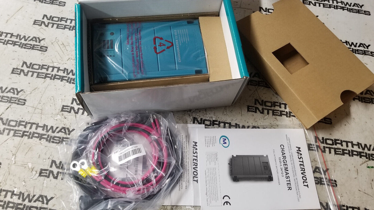 Mastervolt 44010250 ChargeMaster Battery Charger, 12V 25A 120-230VAC 12/25-3