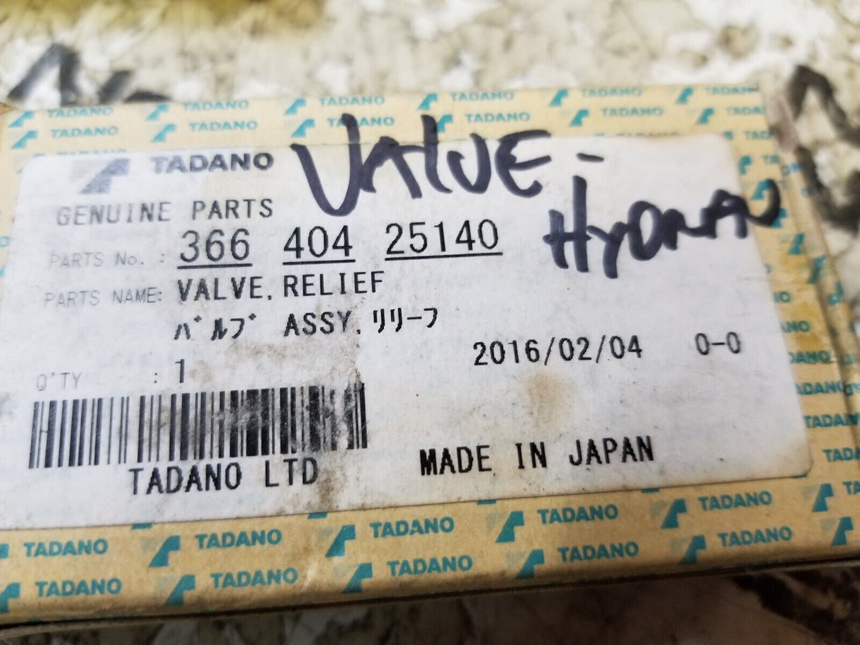 TADANO 366-404-25140 CONTROL VALVE