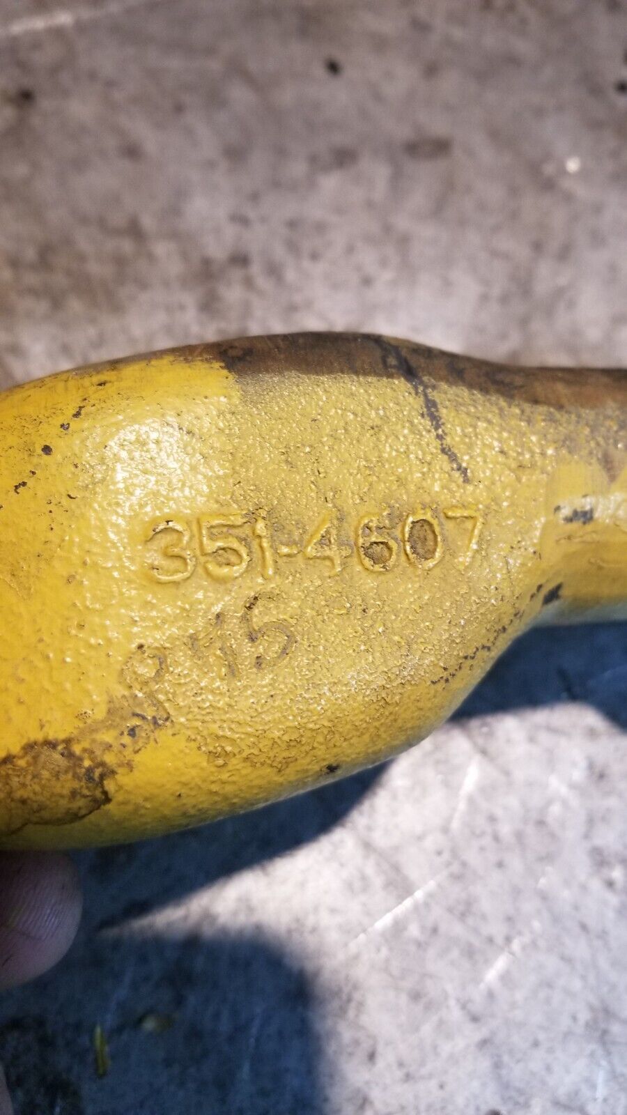 351-4607 351-4608 CATERPILLAR COOLER ELBOW AND PIPE