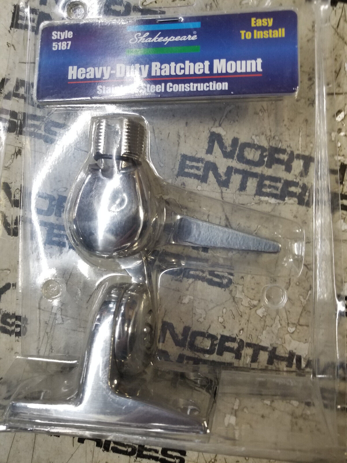 Shakespeare 5187 Stainless Steel Ratchet Mount