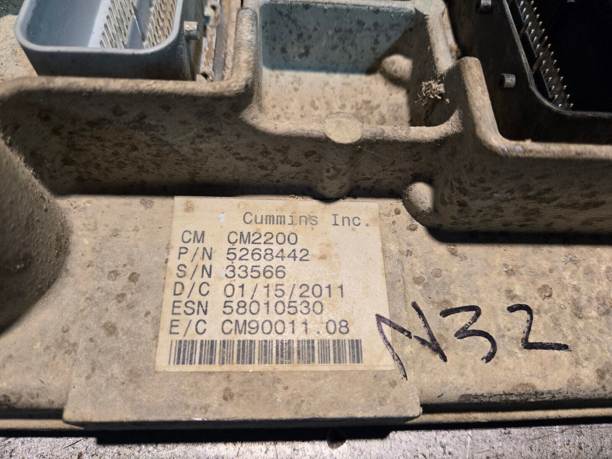 2010-2012 DODGE RAM 2500/3500 ECM 6.7 PCM ECU 5268442 CUMMINS CM2200