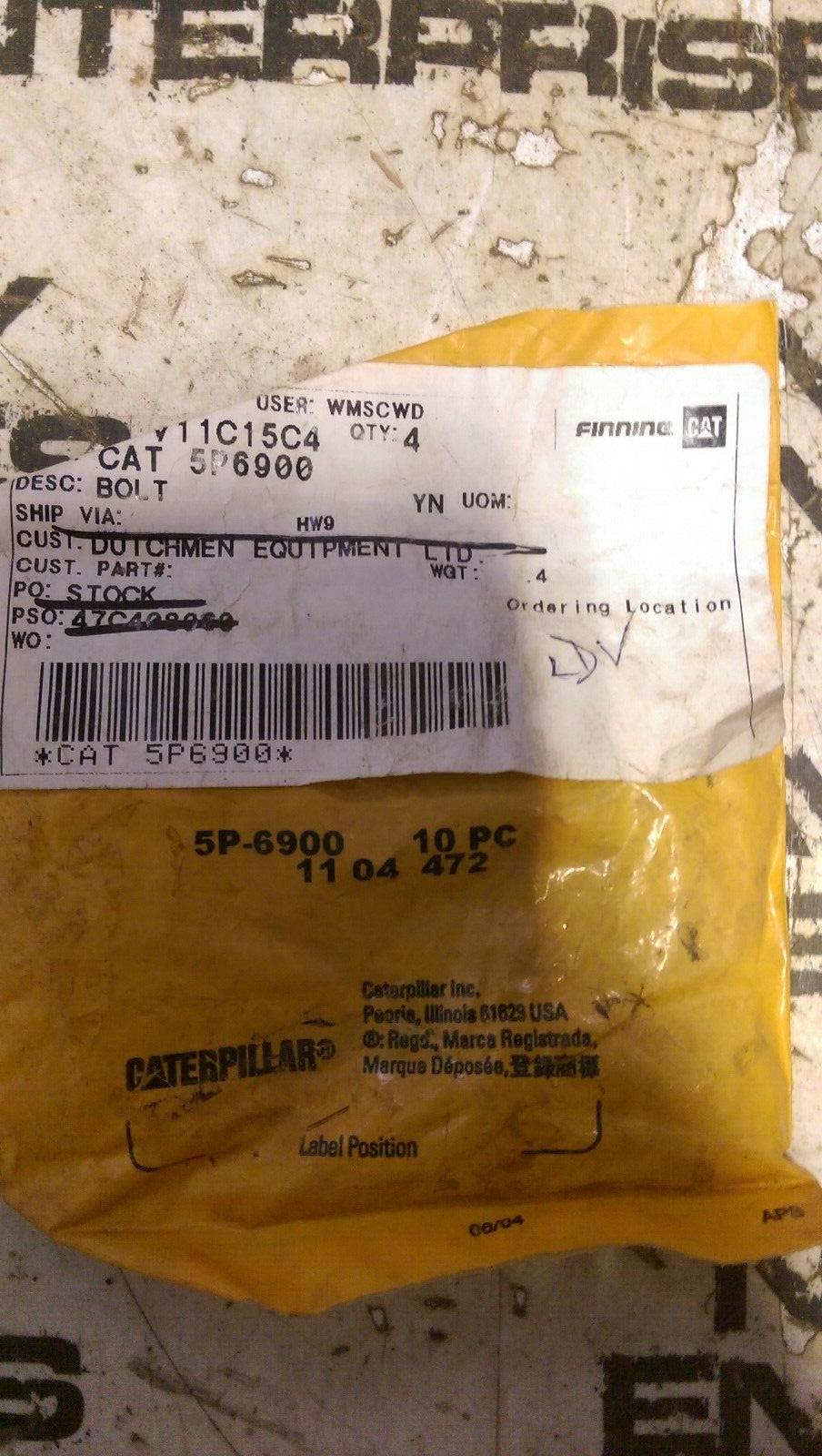 CATERPILLAR 5P-6900 1 BAG OF 4 BOLTS