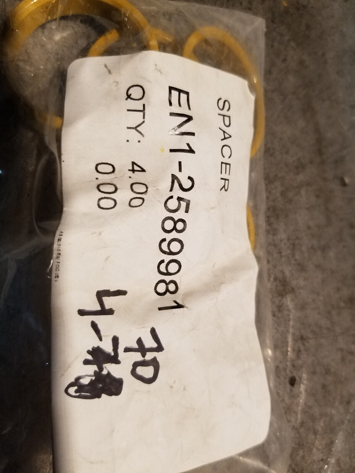 LOT OF 4PC - 2589981 CATERPILLAR SPACER 258-9981