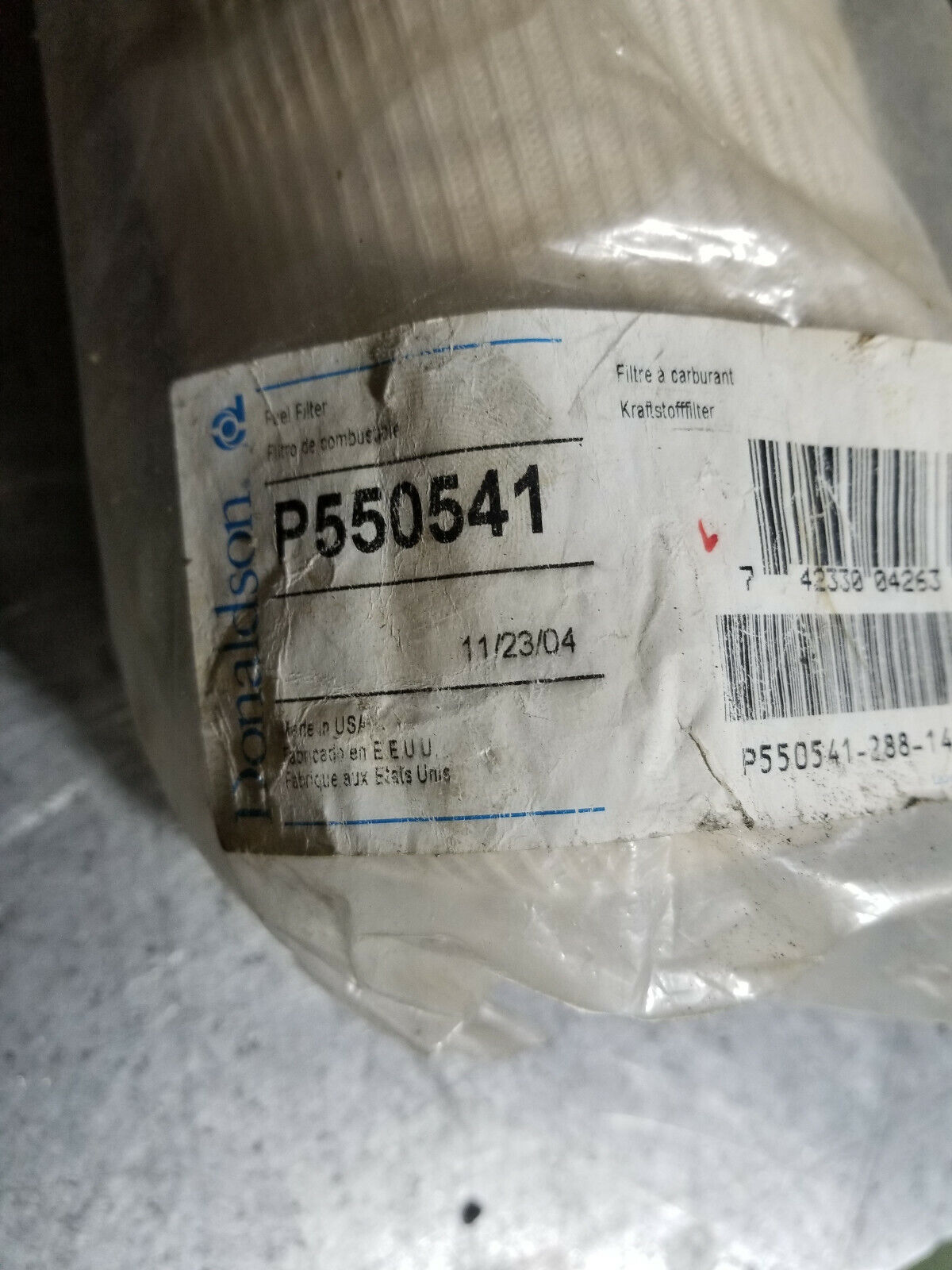Donaldson P550541 Fuel Filter Cartridge