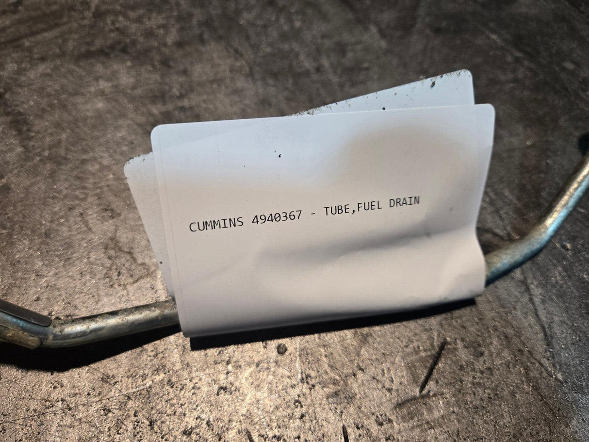 4940367 CUMMINS FUEL LINE DRAIN