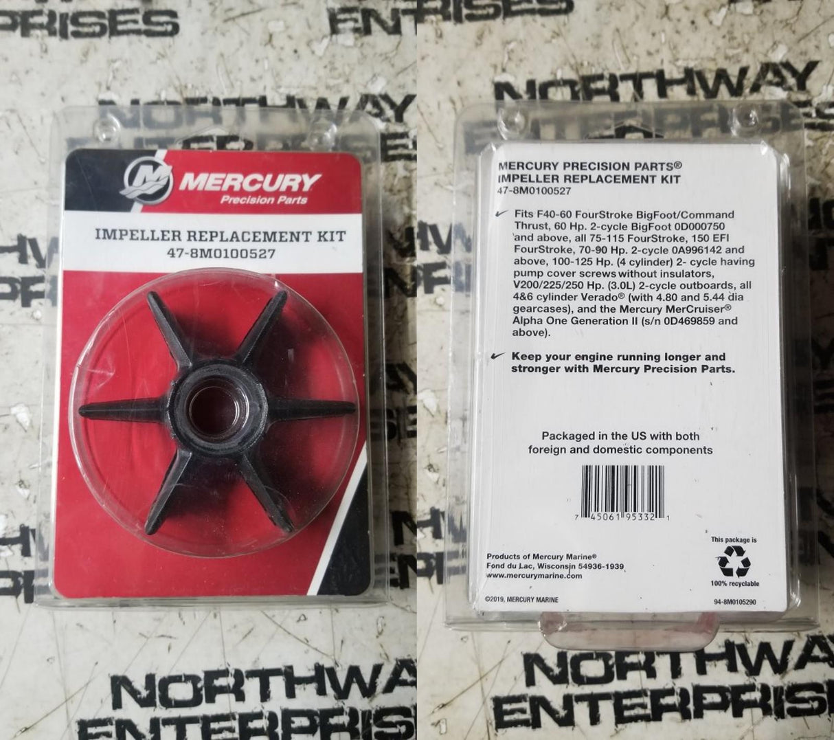 Mercury Impeller Replacement Kit 47-8m0100527