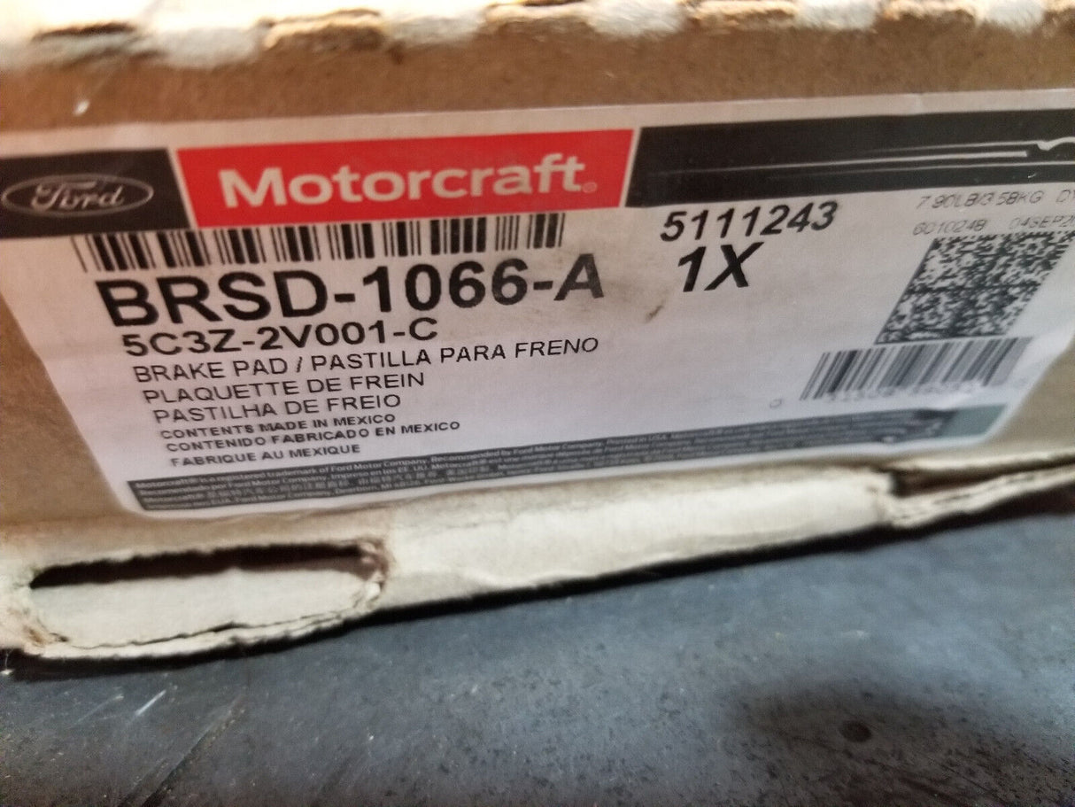 BRSD1066A Motorcraft 2-Wheel Set Brake Pad Sets Front or Rear for F550 Truck