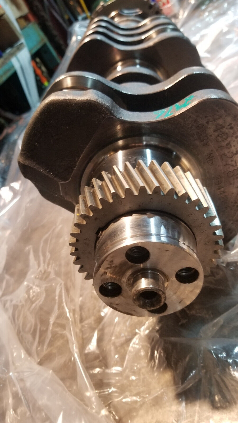 REMAN 3944204 3941199 5.9L CUMMINS CRANKSHAFT SONOFLUXED POLISHED STD RE2976