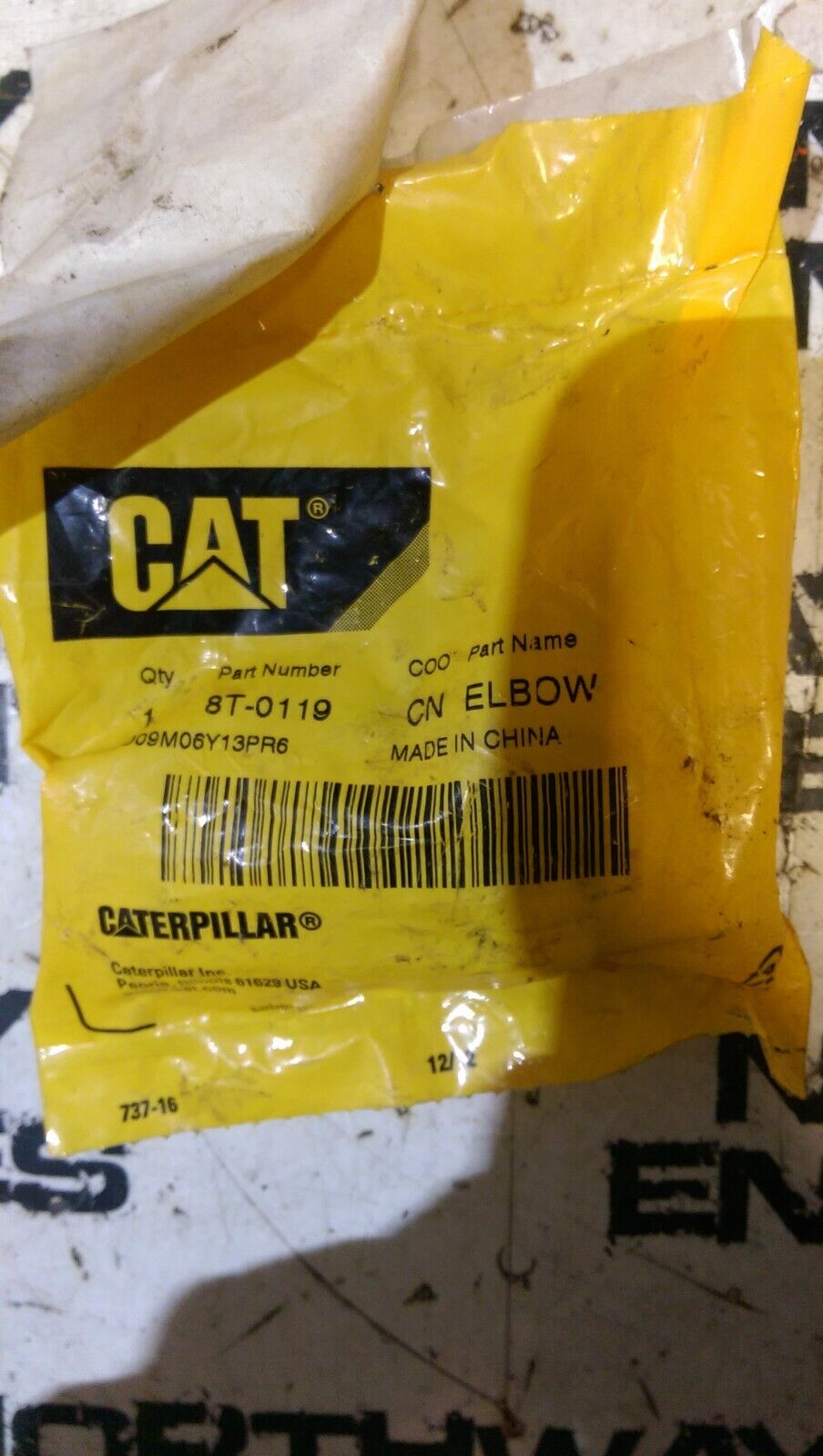 Cat 8T-0119 ELBOW