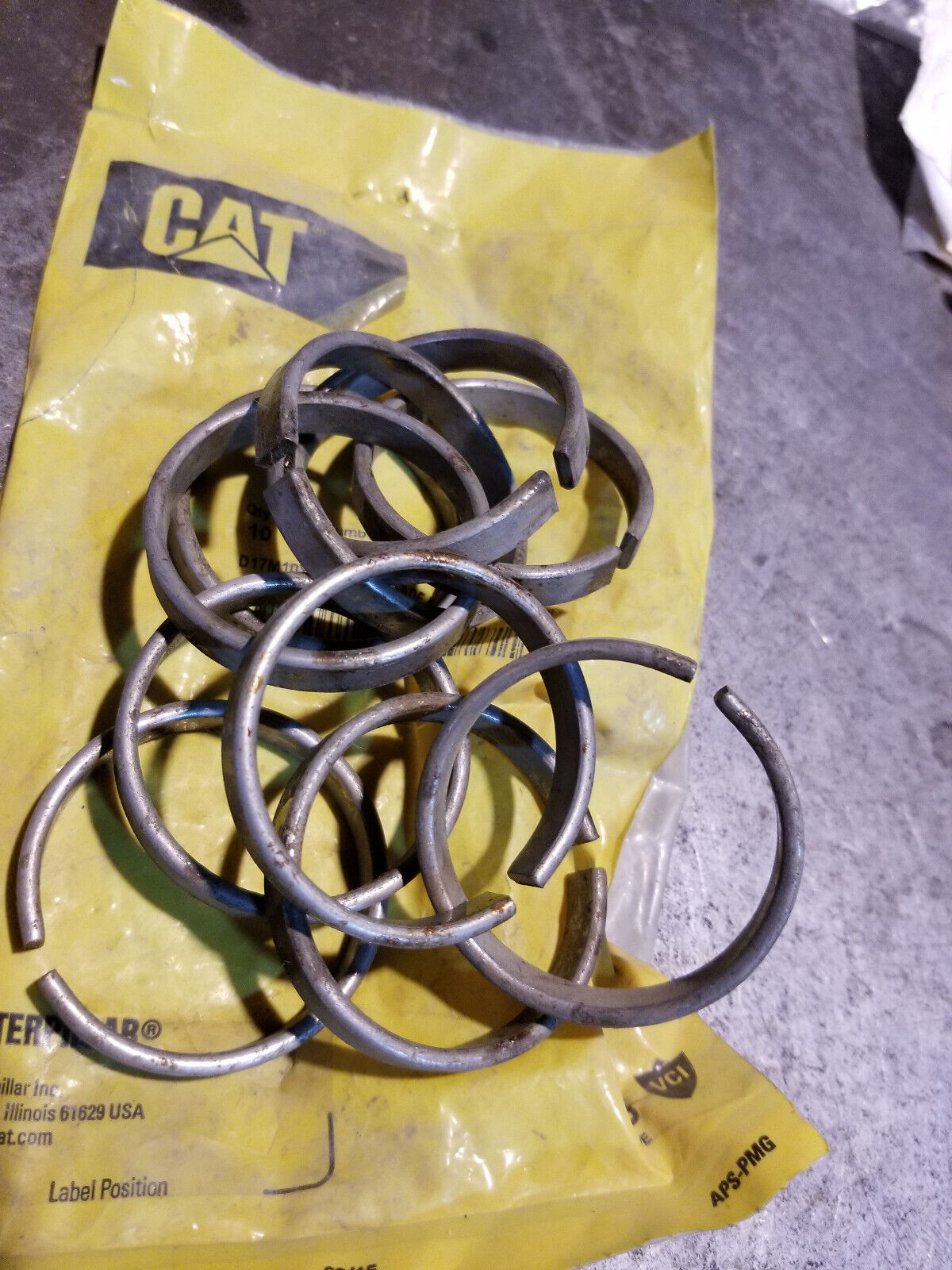 10 PACK OF - 6Y-0469 46mm Internal Diameter Retaining Ring 6Y0469