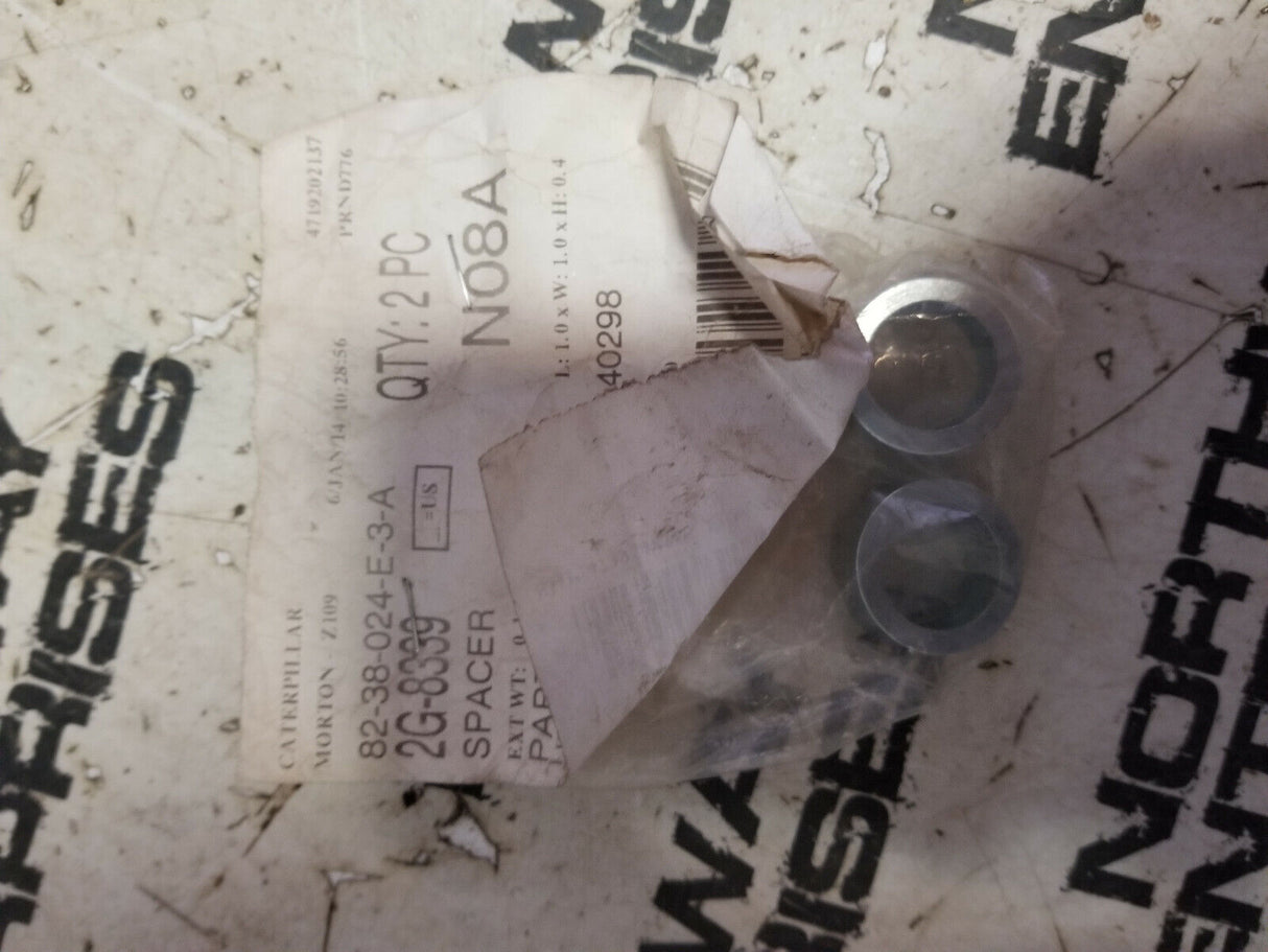 2G-8339 CATERPILLAR SPACER LOT OF 2PC