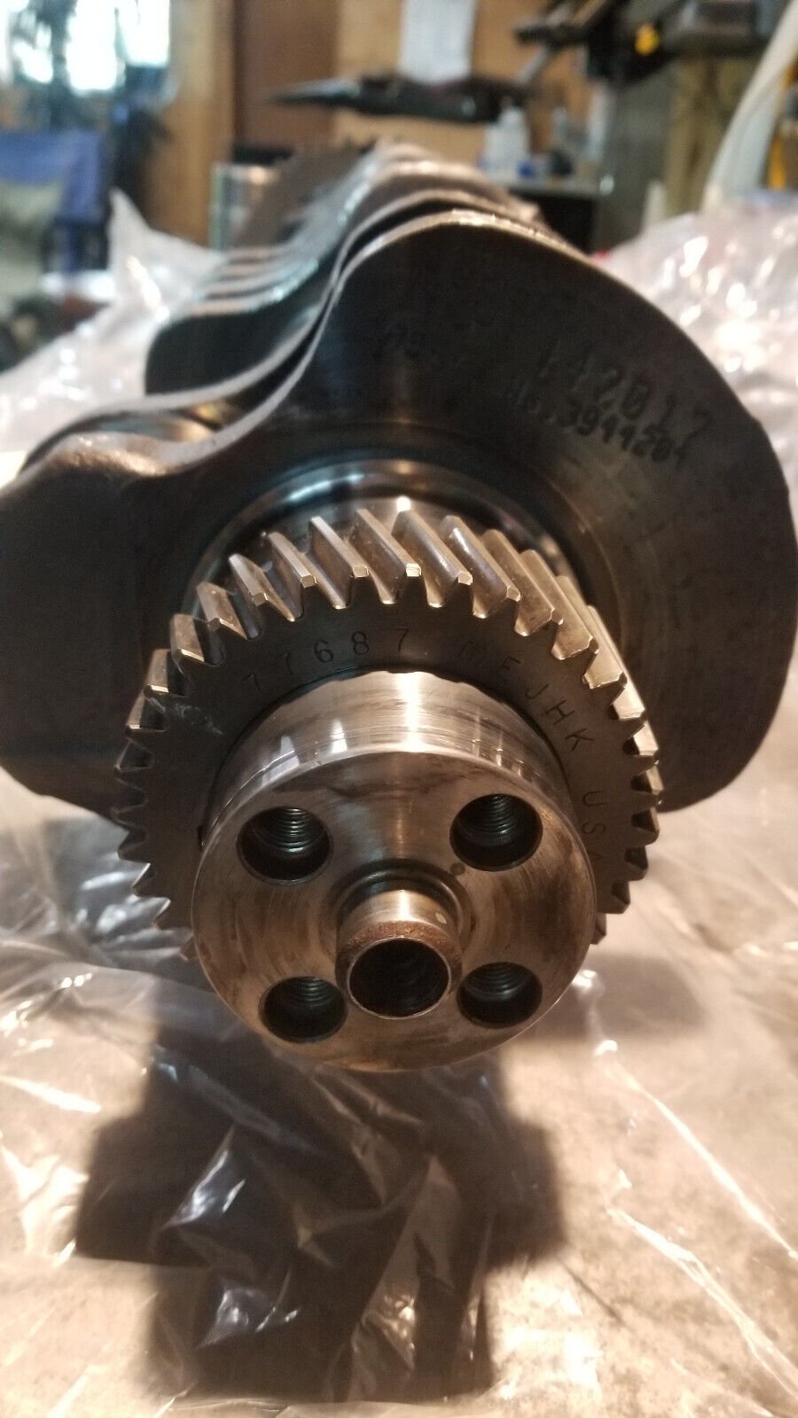 REMAN 3944204 3941199 5.9L CUMMINS CRANKSHAFT SONOFLUXED POLISHED STD RE212