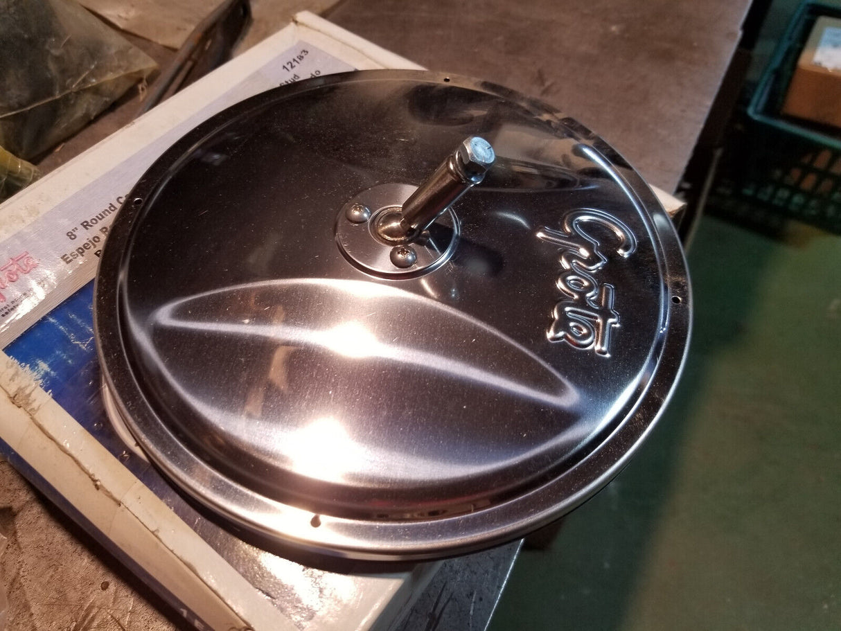 Grote 12183 8" Round Stainless Steel Convex Mirror