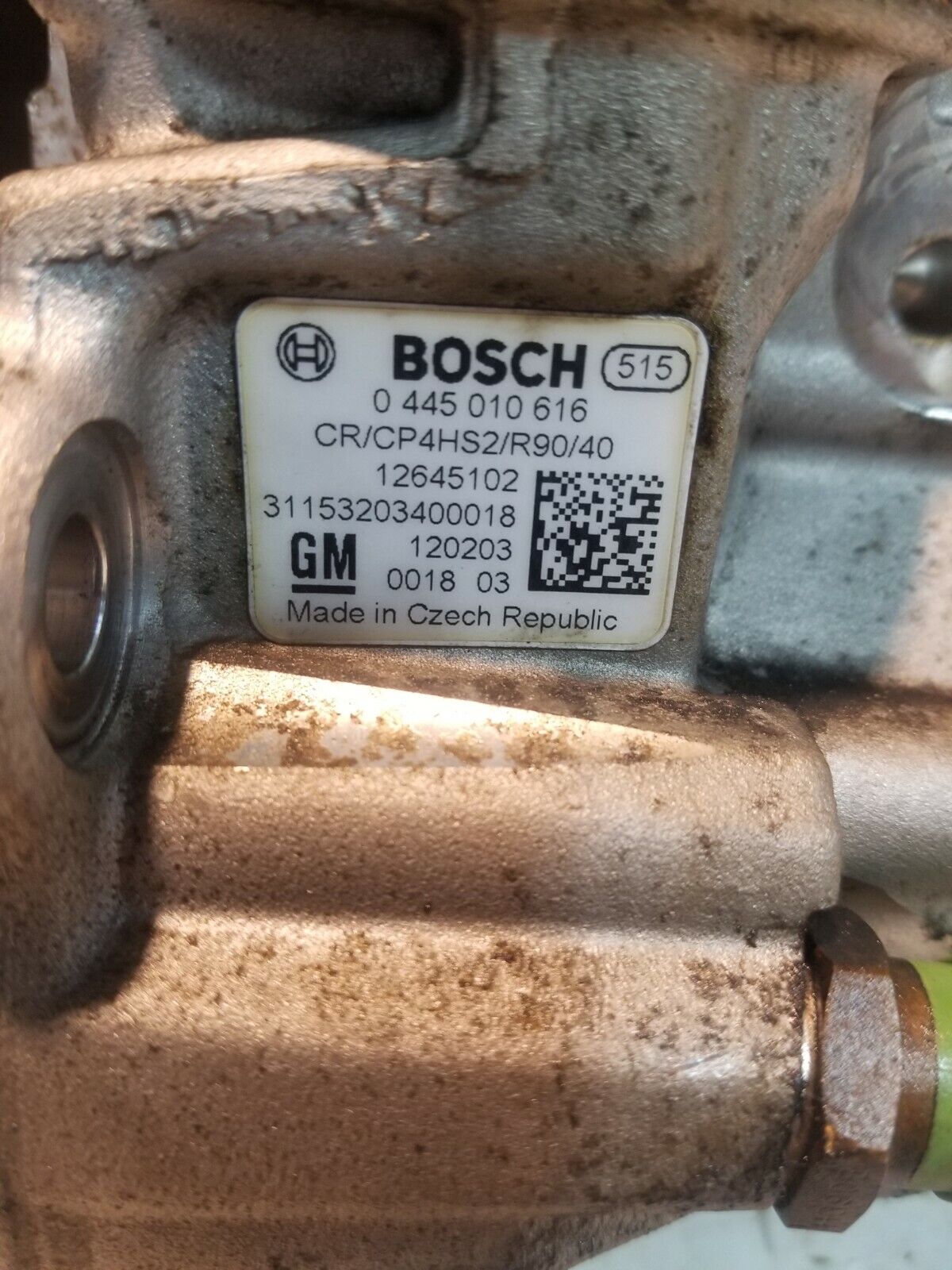 0445010616 12639150 2011-2016 LML LGH Duramax 6.6L CP4 Pump TESTED r41