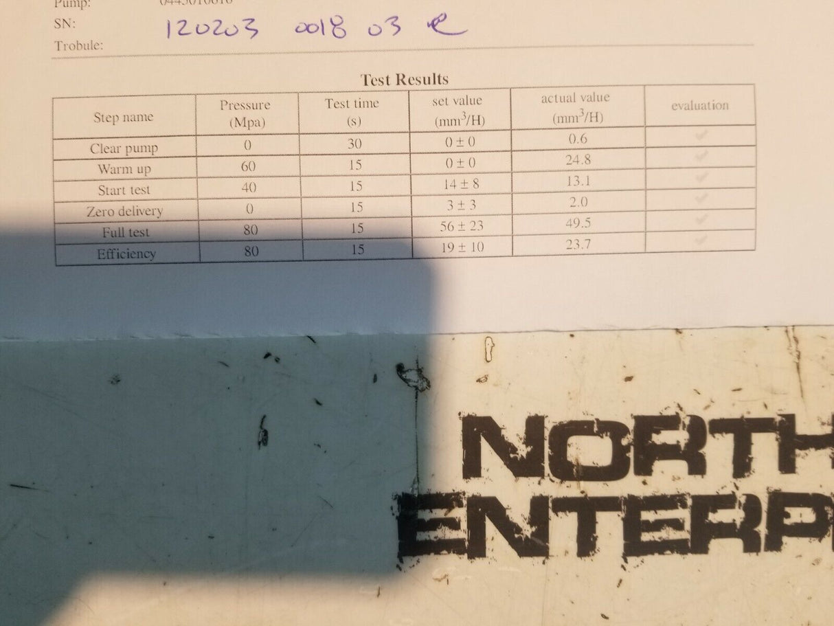 0445010616 12639150 2011-2016 LML LGH Duramax 6.6L CP4 Pump TESTED r41