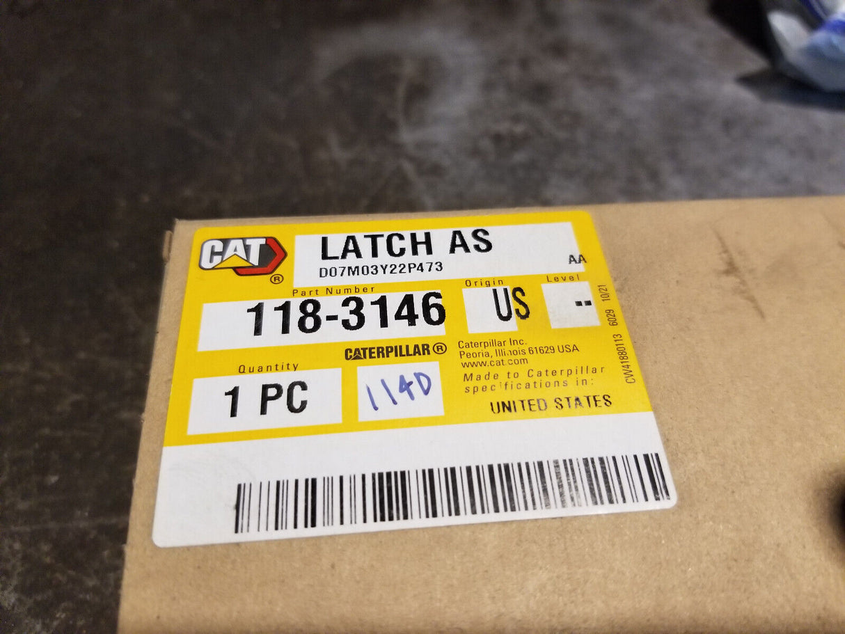 118-3146 CATERPILLAR OEM GENUINE Latch Assembly-Rotary