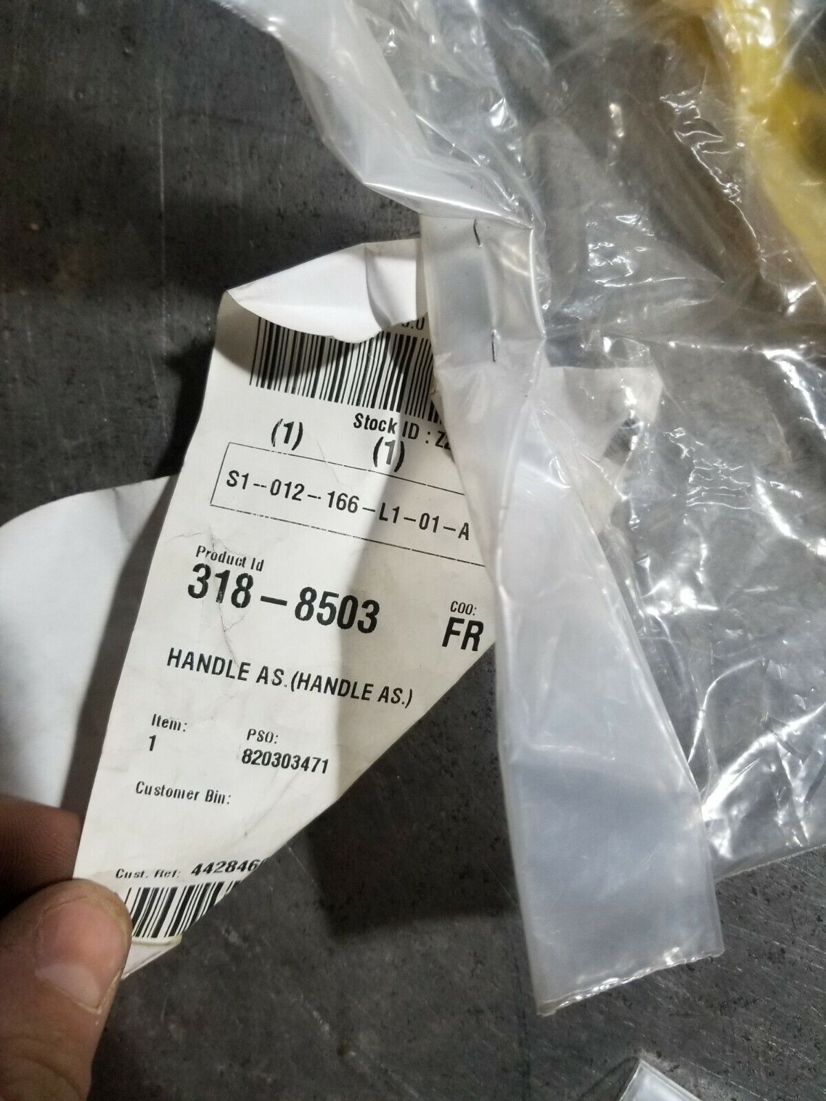 318-8503 CATERPILLAR HANDLE