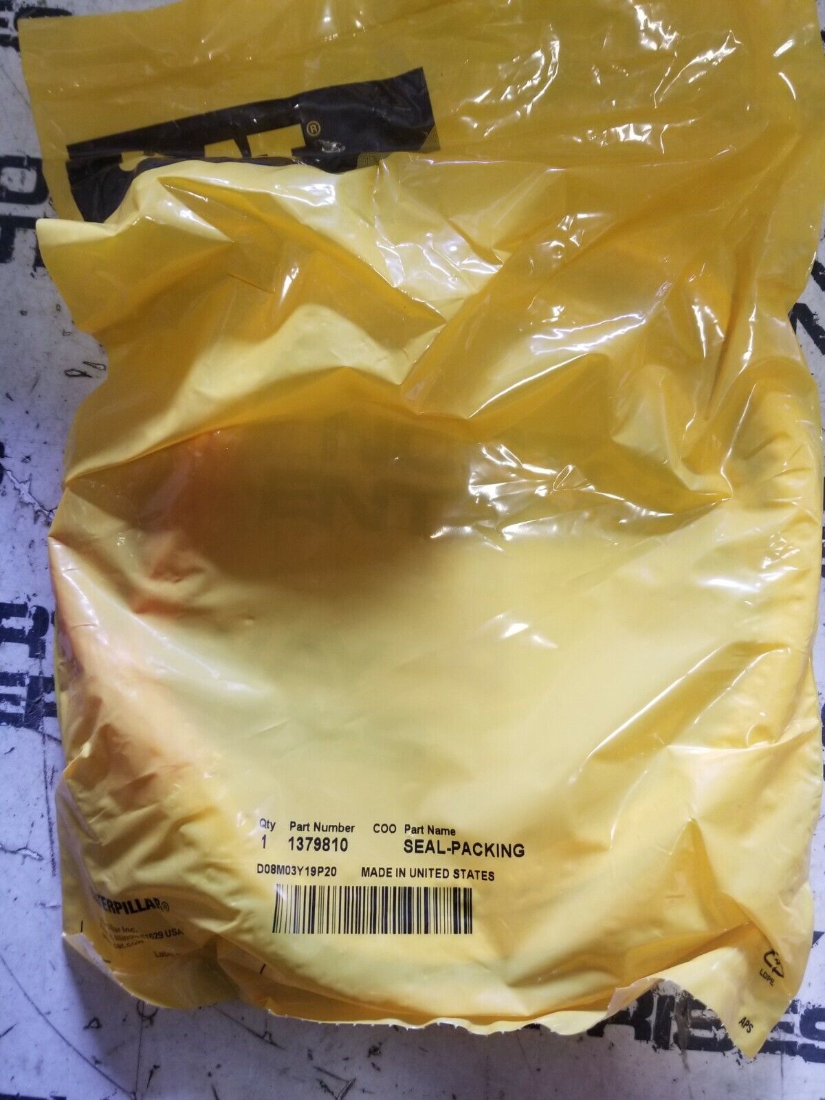 137-9810 CATERPILLAR SEAL-PACKING