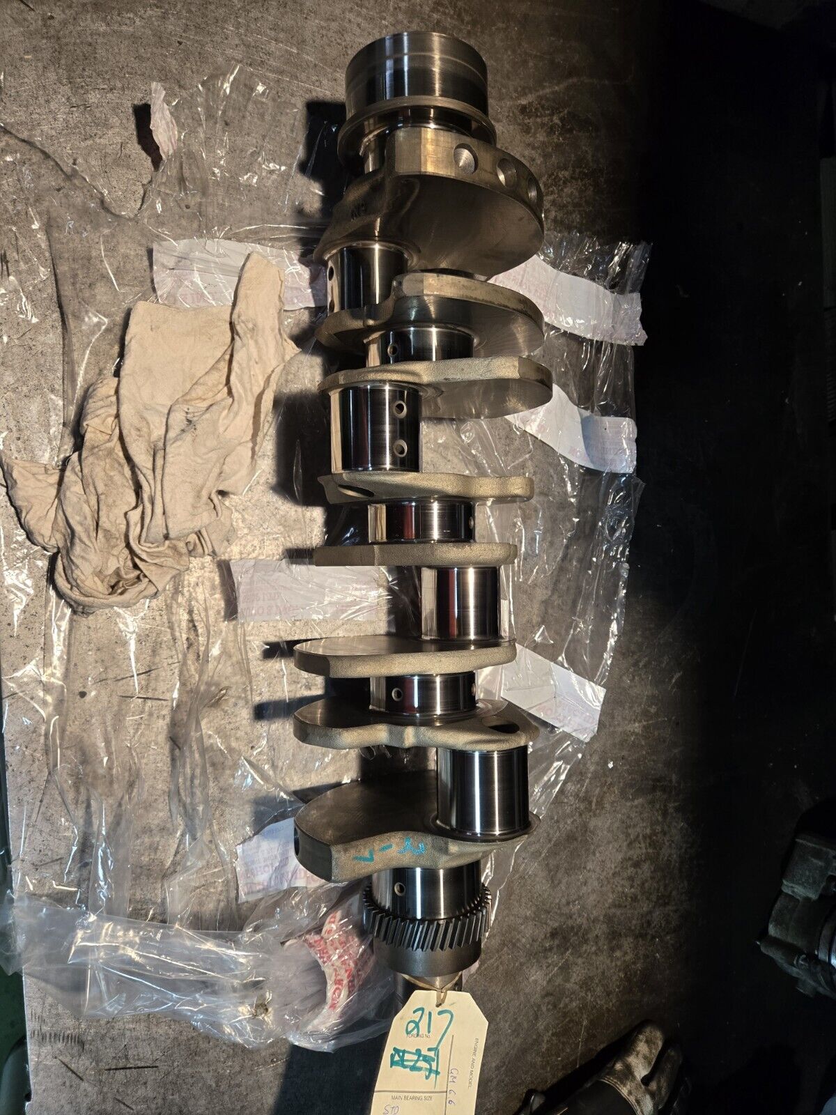 97374386 2006-2010 LBZ LMM 6.6L DURAMAX CRANKSHAFT POLISHED STANDARD SONOFLUXED