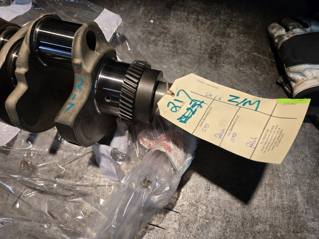 97374386 2006-2010 LBZ LMM 6.6L DURAMAX CRANKSHAFT POLISHED STANDARD SONOFLUXED