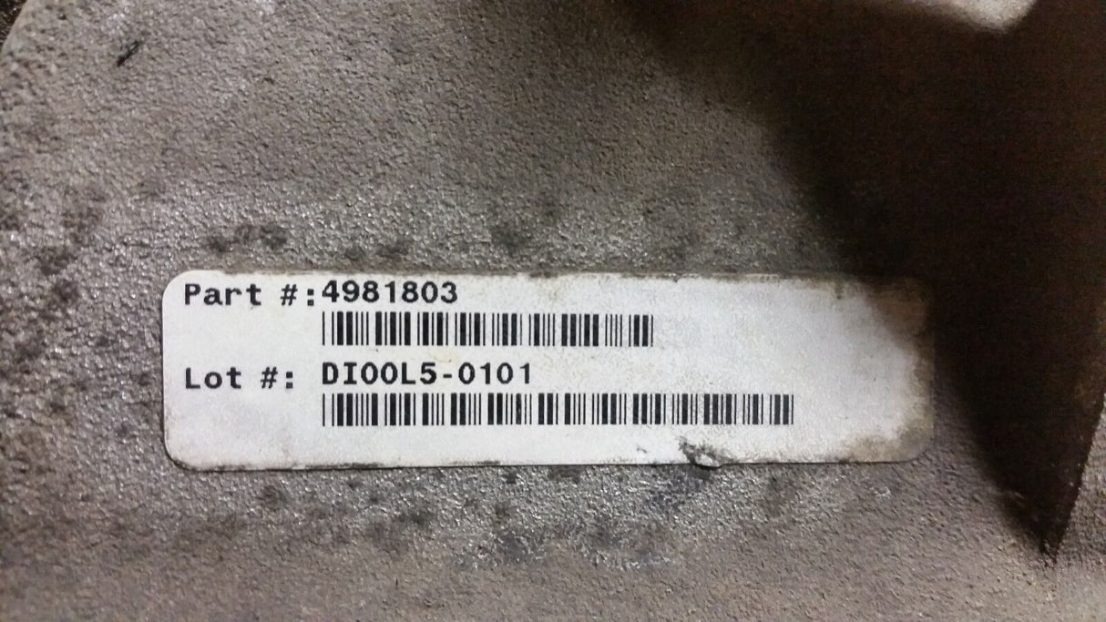 2008 6.7 6.7l Cummins Intake Horn egr intake horn cab & chassis 4981803 4939566