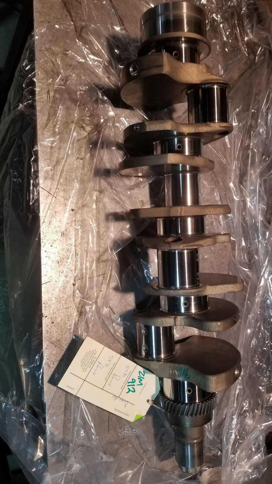 REMAN 97374386 2006-2010 LBZ LMM 6.6L DURAMAX CRANKSHAFT SONOFLUXED RE912