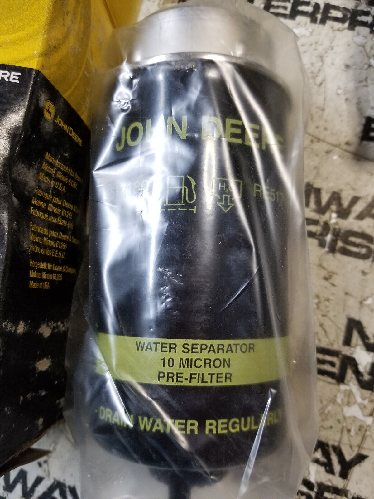 John Deere RE517180 Fuel Filter 10 Micron