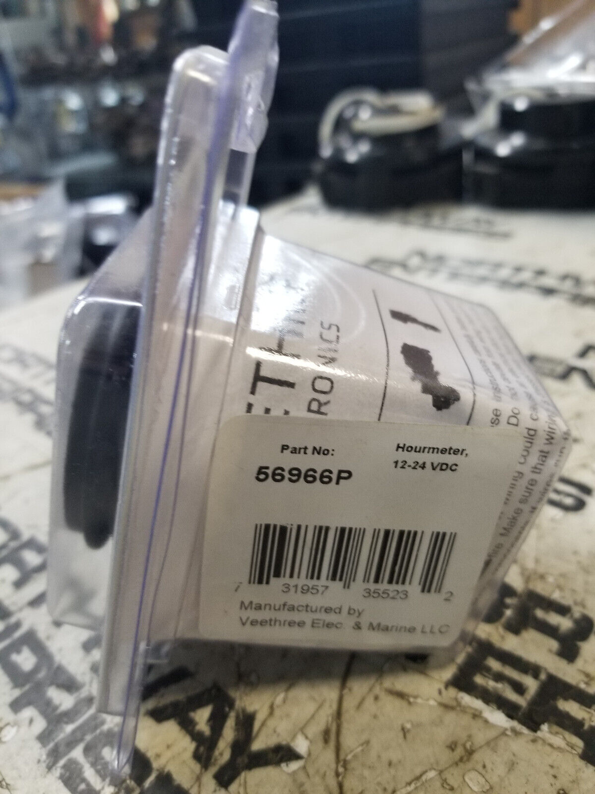SIERRA HOUR METER 56966P. 2 DIAMETER. 12-24 VDC. NEW. Opens in a new window o