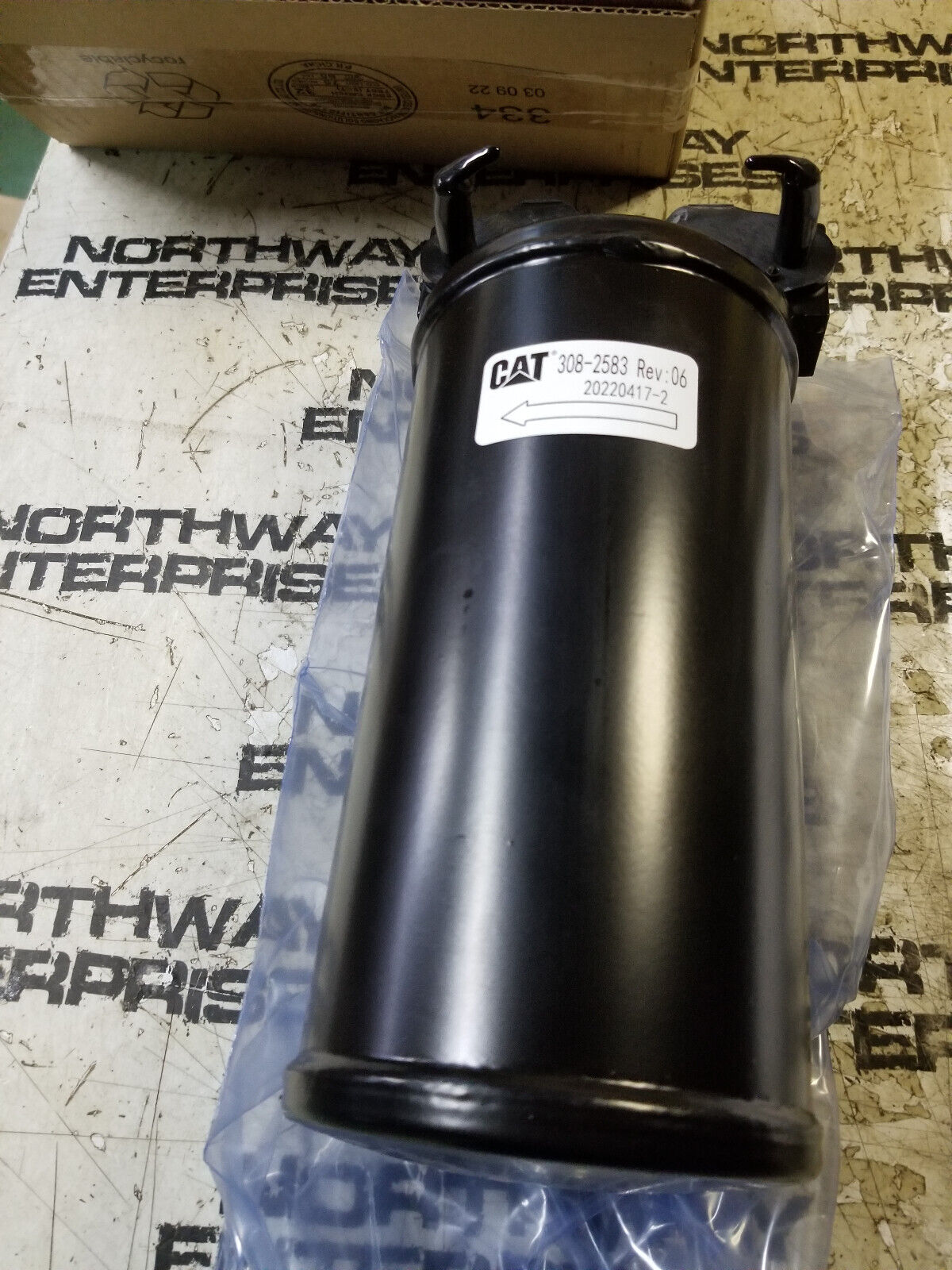 308-2583 Genuine OEM CATERPILLAR Vertical Mount Refrigerant Accumulator