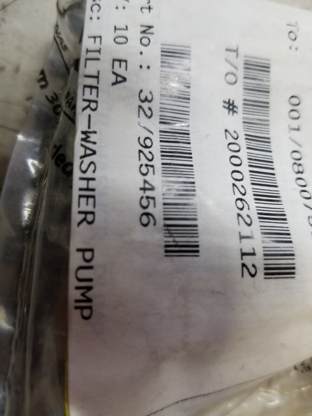 PACK OF 8 - 32/925456 - FILTER-WASHER PU FOR JCB