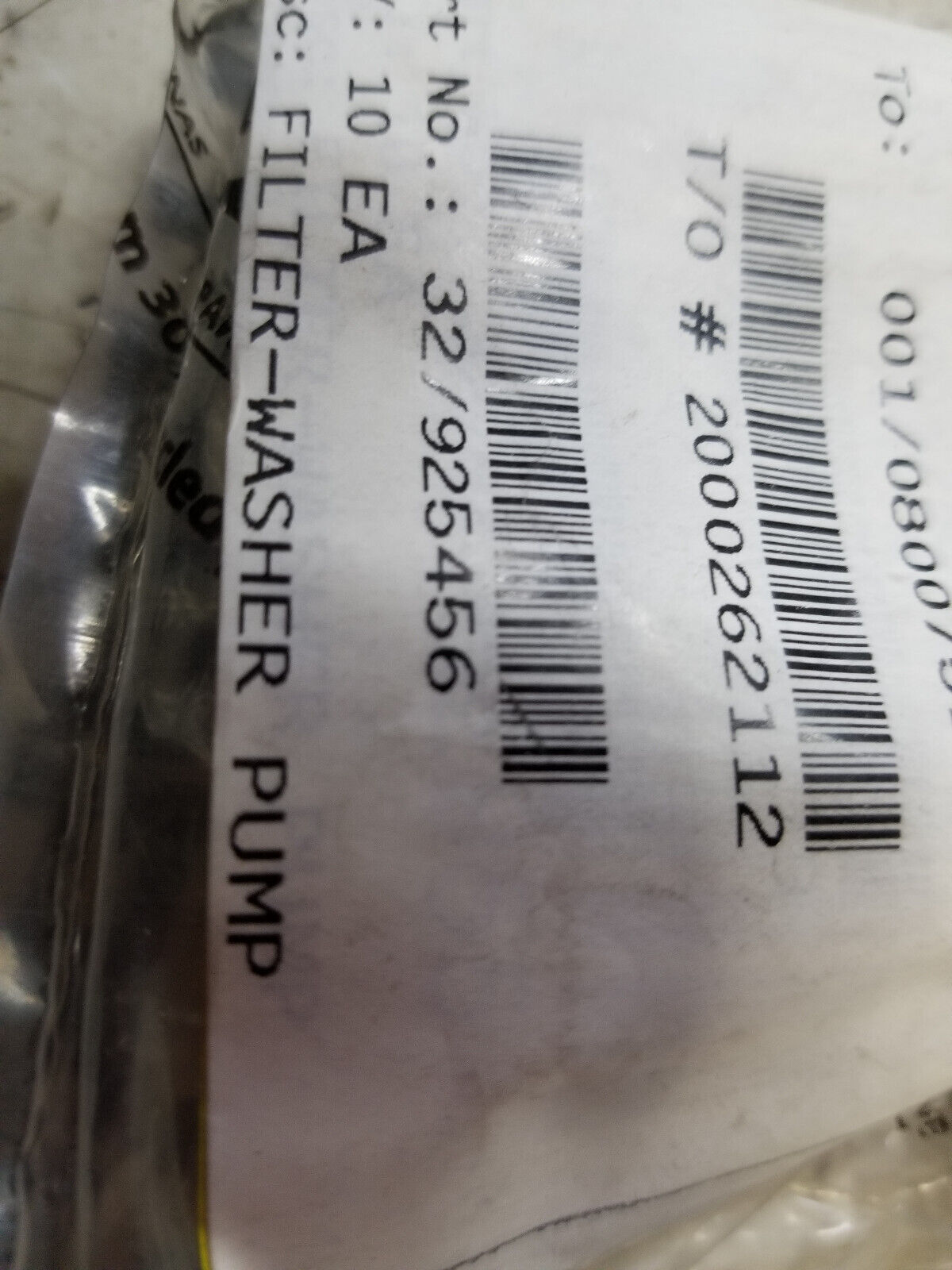 PACK OF 8 - 32/925456 - FILTER-WASHER PU FOR JCB