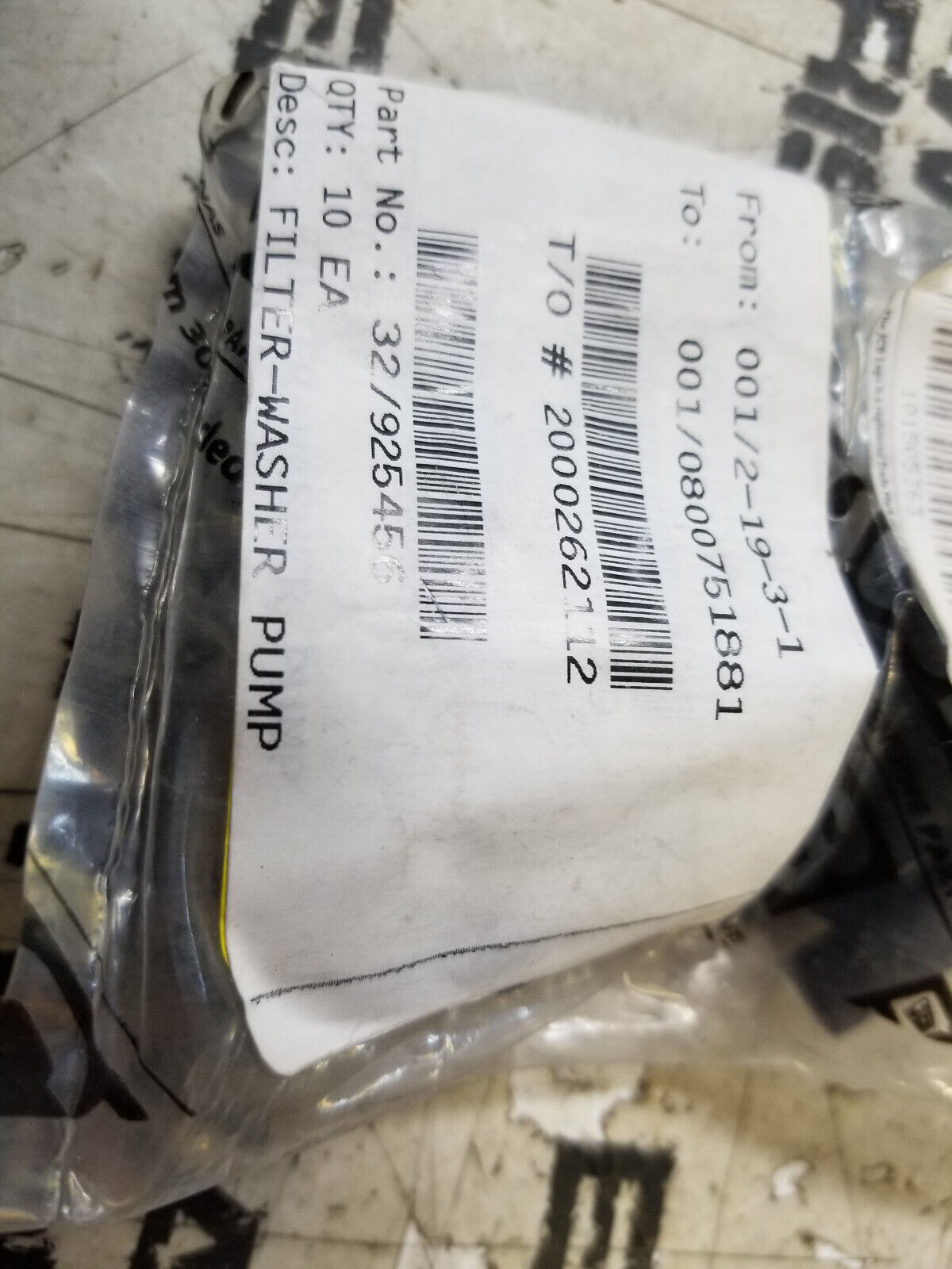 PACK OF 8 - 32/925456 - FILTER-WASHER PU FOR JCB