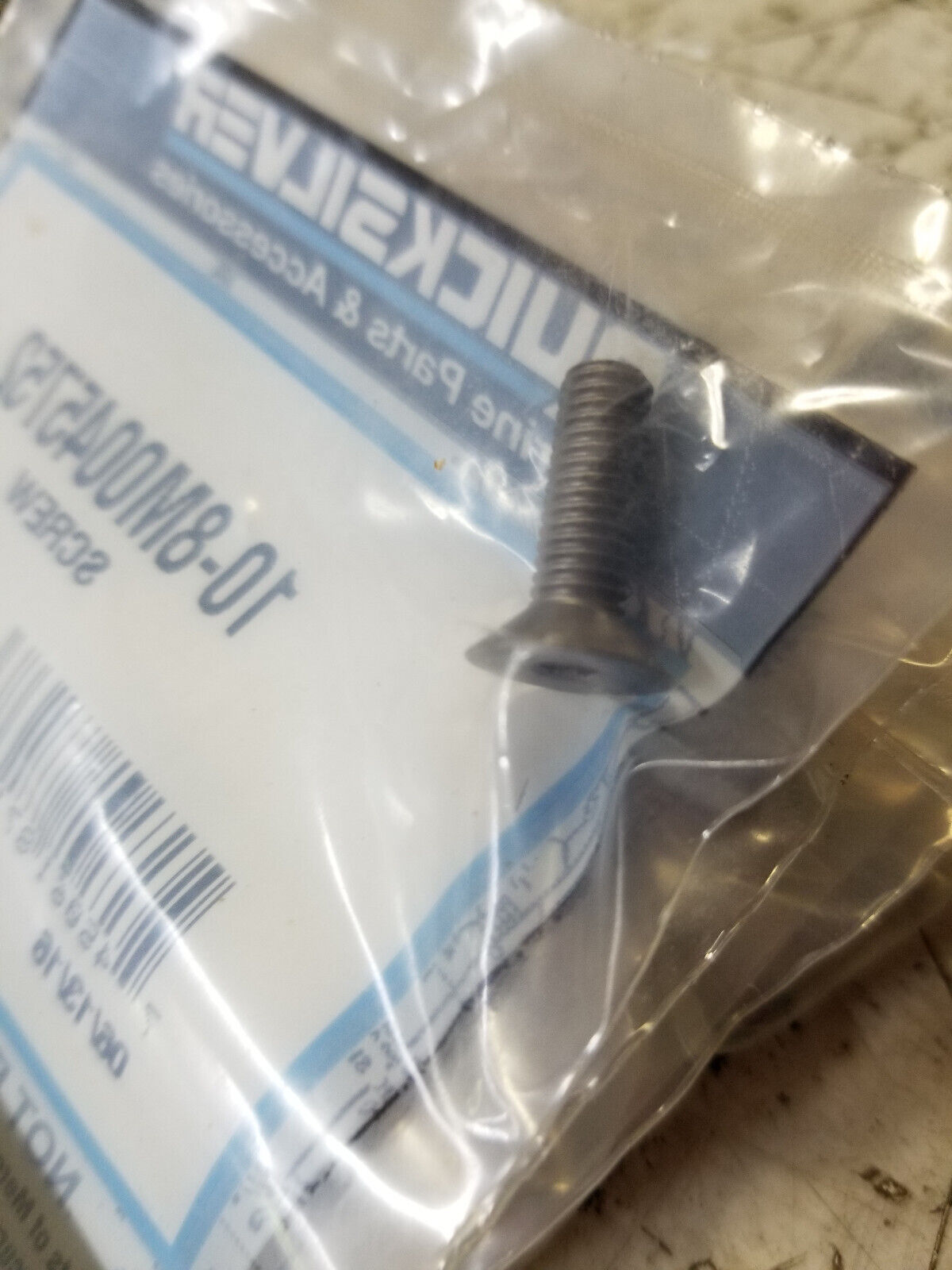 MERCURY QUICKSILVER SCREW 10-8M0045752