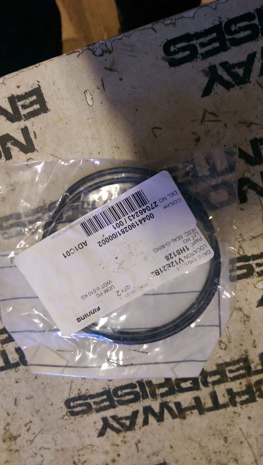 CATERPILLAR 1H-8128: Seal LOT OF 2PC