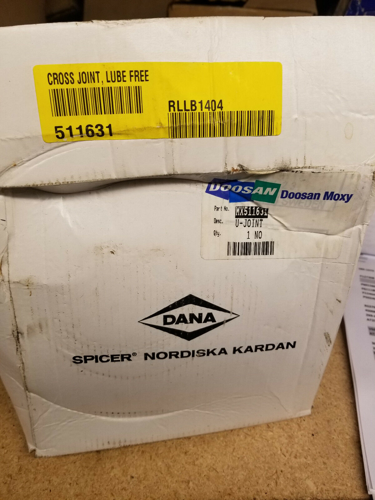 MX511631 DOOSAN U-JOINT