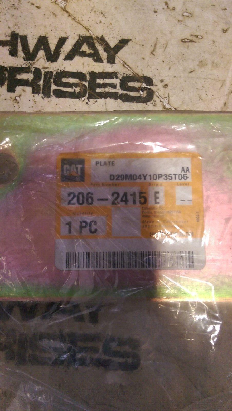 NEW OEM CATERPILLAR 206-2415 PLATE