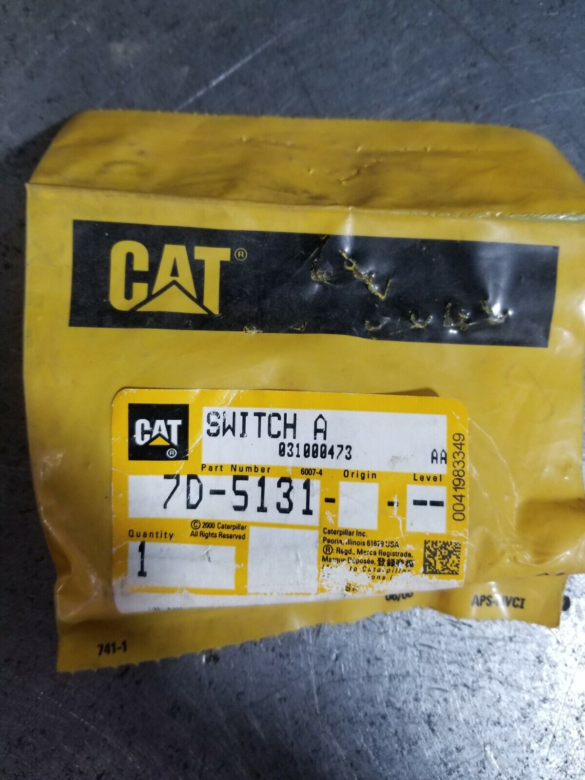 7D-5131 CATERPILLAR SWITCH