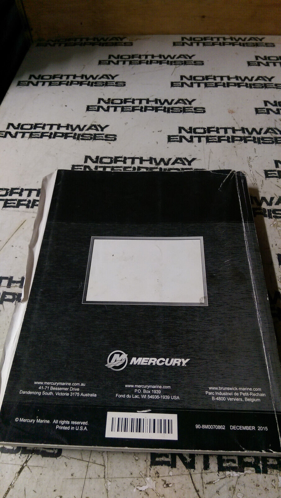 Mercury 90-8m0070862 8m0070862 TDI 4.2L DIESEL SERVICE MANUAL