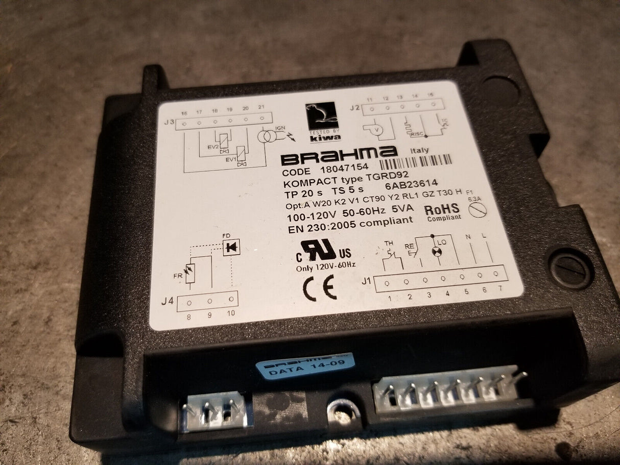 BRAHMA TGRD92 0183969 18047154 CONTROL BOX